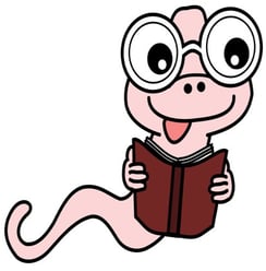 Bookworm Free Commercial Use clipart